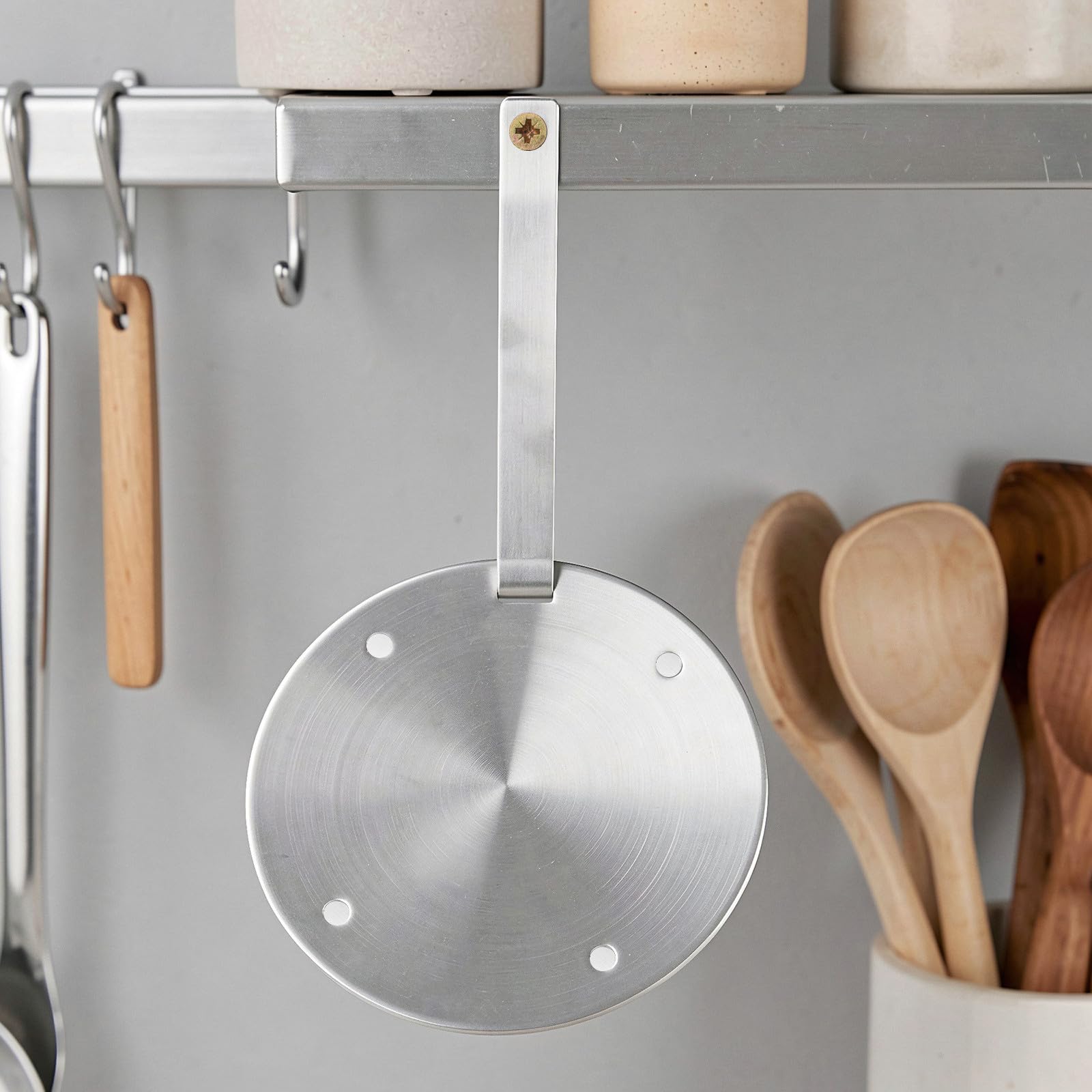 TOYANDONA Piastra Diffusore Calore in Acciaio Inox per Fornelli Gas