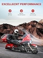 Vista 3 de Amazicha Deflector de viento de 7 pulgadas para parabrisas de murciélago con tinte de humo 96-13 compatible con Harley Davidson Touring Electra