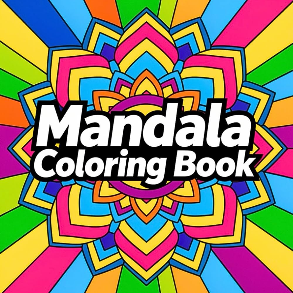 Mandala Coloring Book for Adult Calm Awareness and Artistic Relaxation Featuring Flowing Mandala Artwork for Stress Relief Mindfulness and Creative Coloring