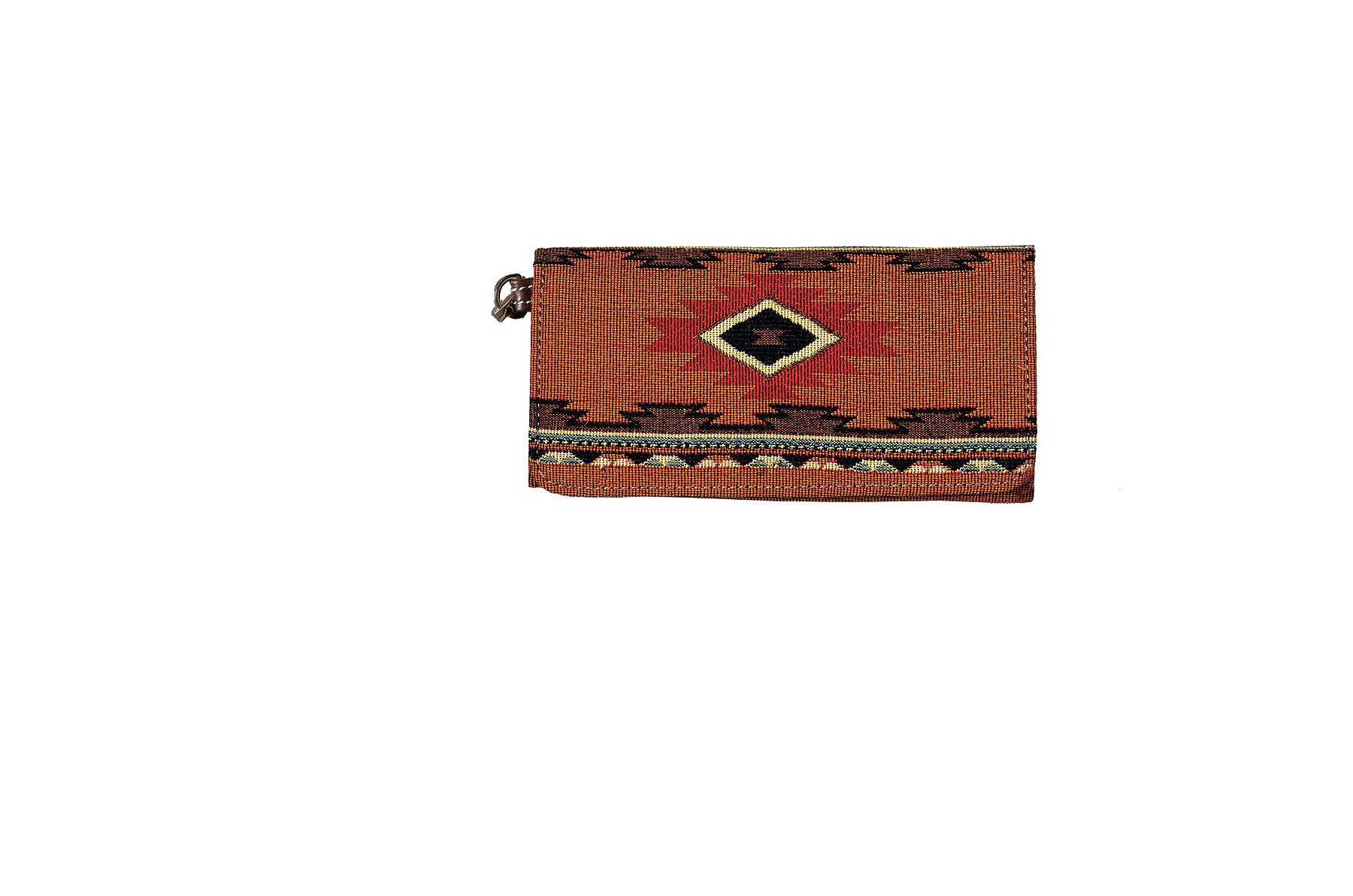 Kinara Wallet – Southwestern Native American Design – Beautiful and Unique Pattern – Fine Weaving – Stylish and Functional Clutch, Cibola, Casual