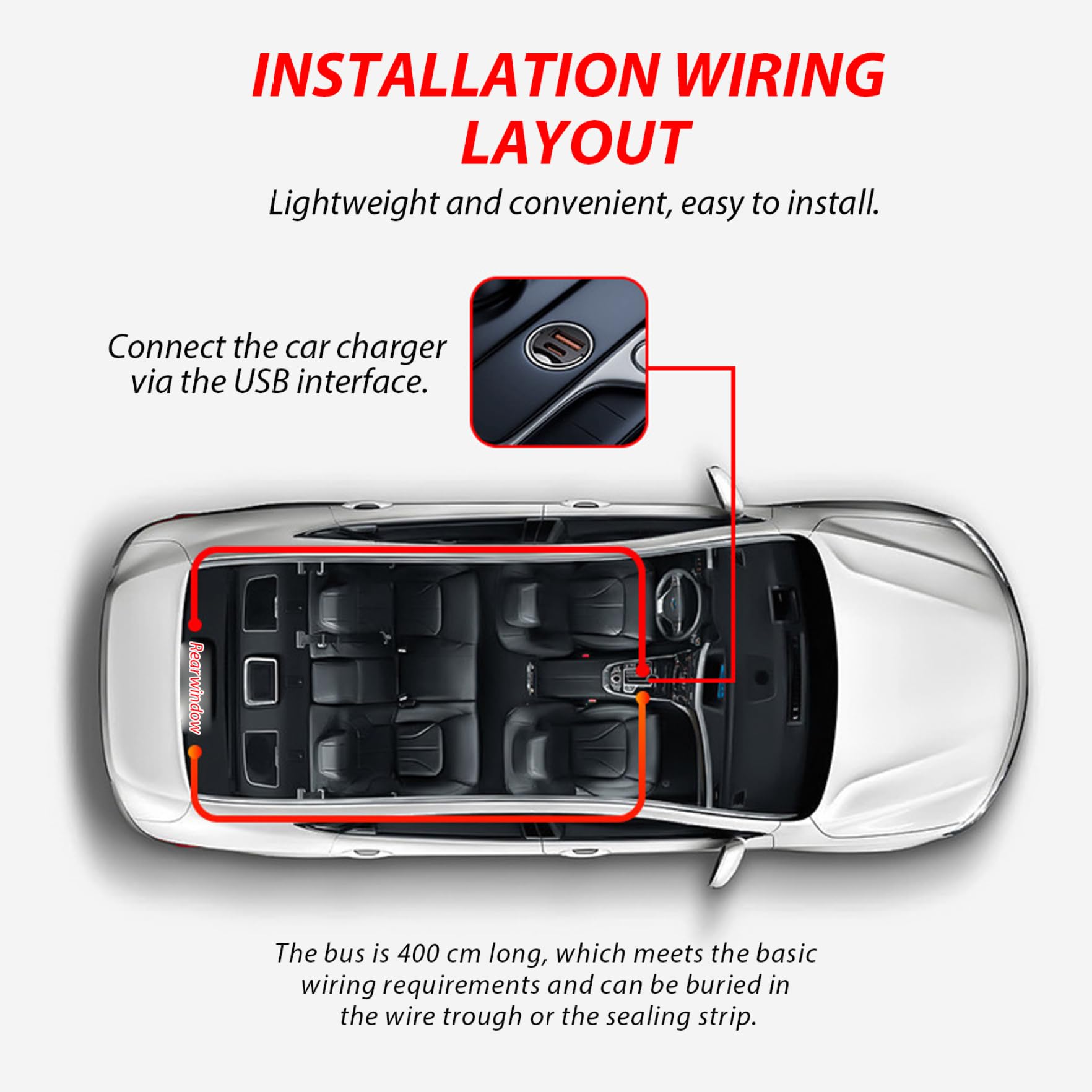 Nirelief Devil Eyes Light for Windshield, Portable Lightweight Multi-Mode LED Animated Car Eyes Panel with USB Plug for Car, Truck, SUV Windshield Animated LED Devil Light for