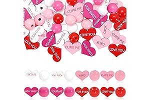 Whaline Valentine's Day Conversation Heart Beads