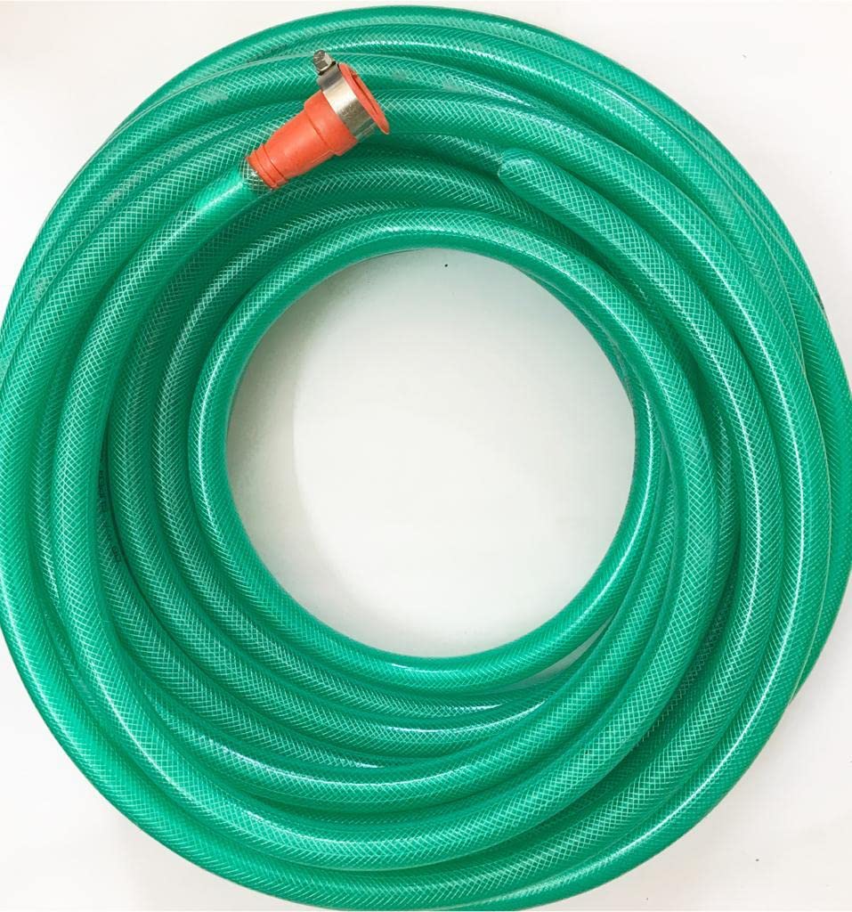 (10 Meter, 0.75 Inch) PVC 3 Layer Color Braided Hose Water Pipe | 0.75 Inch, 19mm I Tab Connector Clamps I For Indoor Outdoor Cleaning I Watering Garden I Random Colour (10 Meter) (B0C3Z5JJT7) Amazon Price History, Amazon Price Tracker