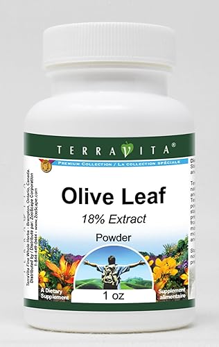 TerraVita Hoja de Olivo 18% Polvo (1 oz, ZIN 521790)
