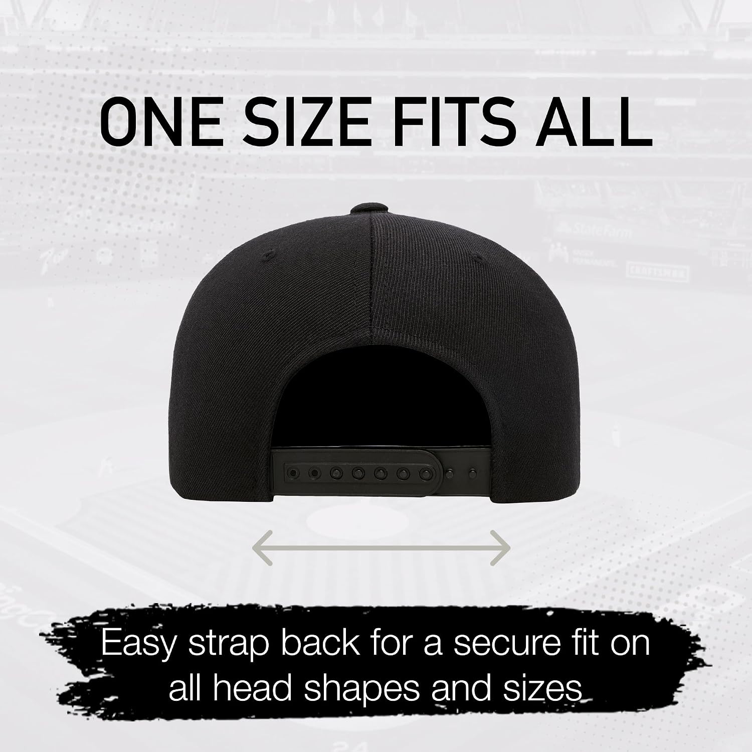 Glomar Baseball Cap | Classic Hat with Adjustable Back | One Size Fits All
