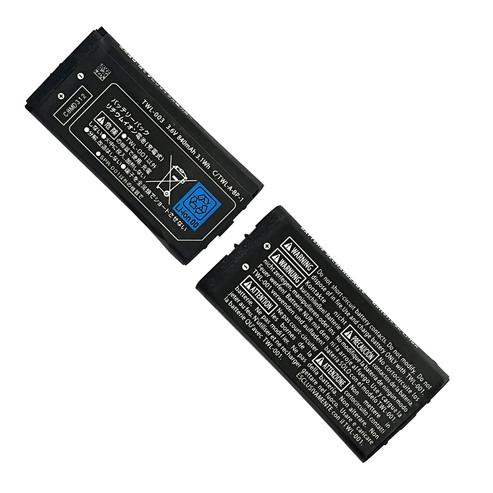 Batteria di ricambio TWL-003 compatibile con DSI NDSI TWL-003 TWL-001