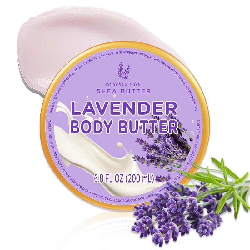 Manteiga corporal de lavanda Princess Belle, 200 mL