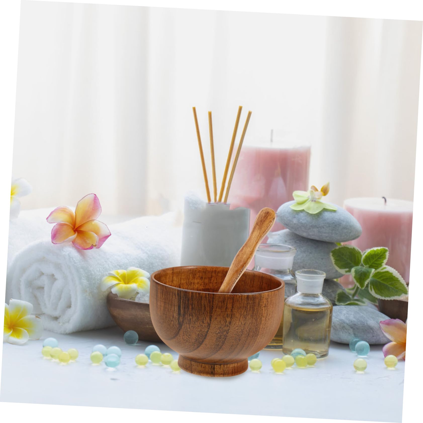 Healeved 4sätze Holz-masken-schalen Und Rührwerkzeugen Für - Hautfreundliche Beauty-zubehör Für Ihre Persönliche Pflege Praktisch Für Reisen Und Einfache Anwendung