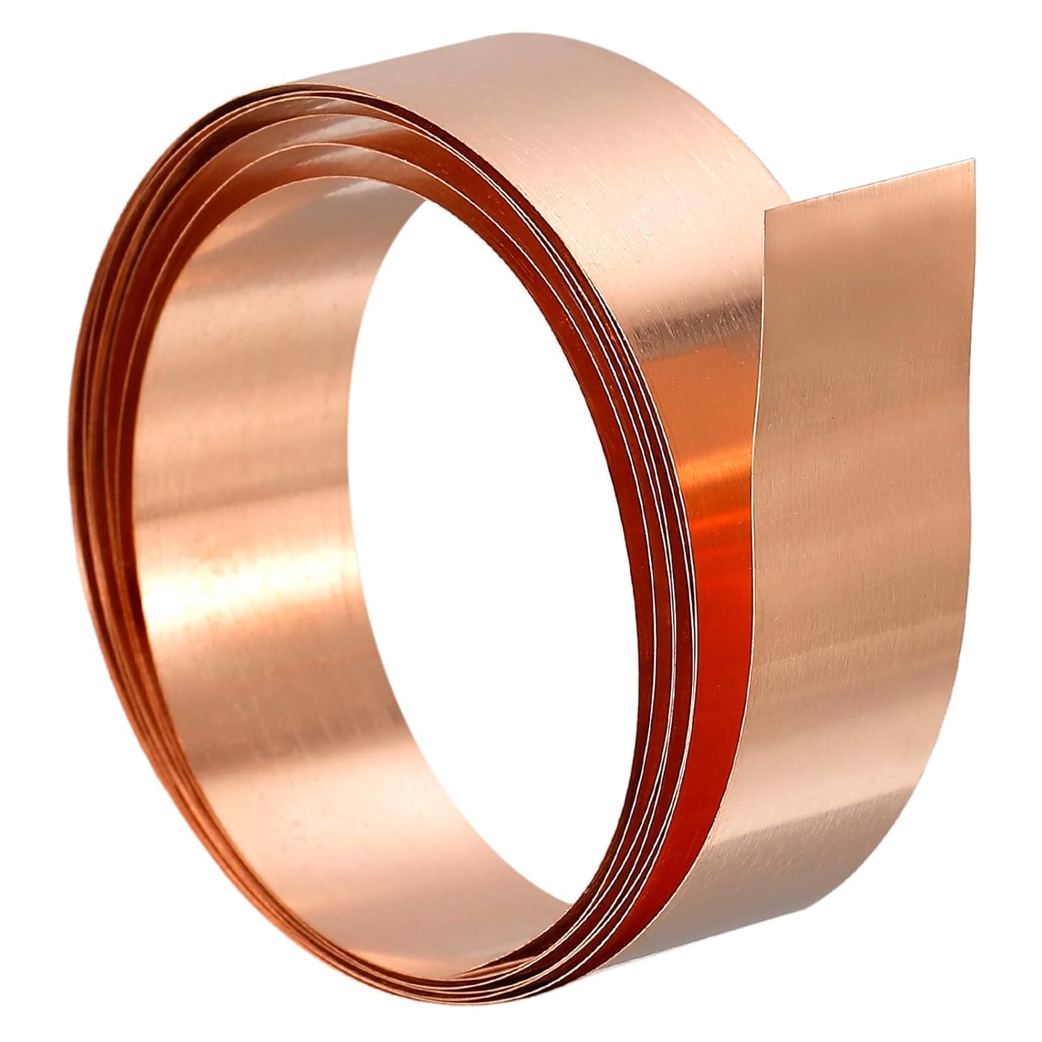 TA-VIGOR 1Pcs Copper Sheet Roll, 1000mm x 15mm x 1mm Pure Copper Strip Metal Foil Sheet Plate for Crafts Electrical DIY Projects