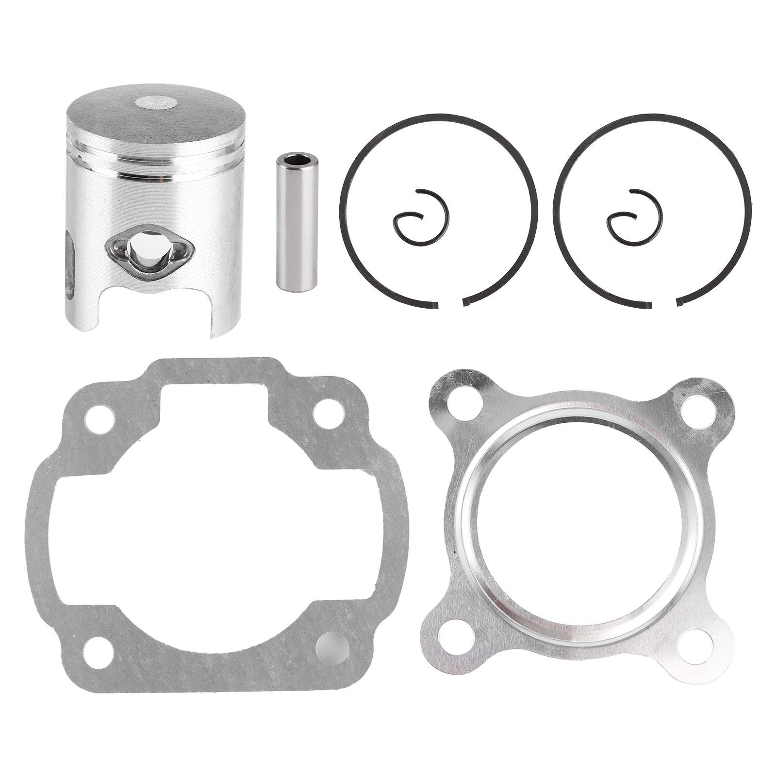 Kit Cylindre 70mm avec Segments Piston, Moteur 2 Temps Haute Performance pour Scooter JOG, Pièces Moto Carburateur Durées de Vie Étendue
