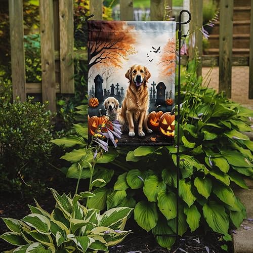 Miniatura 287 de Caroline's Treasures DAC2011GF - Bandera decorativa para jardín de Halloween con diseño de beagle para jardín, jardín, jardín, jardín, multicolor