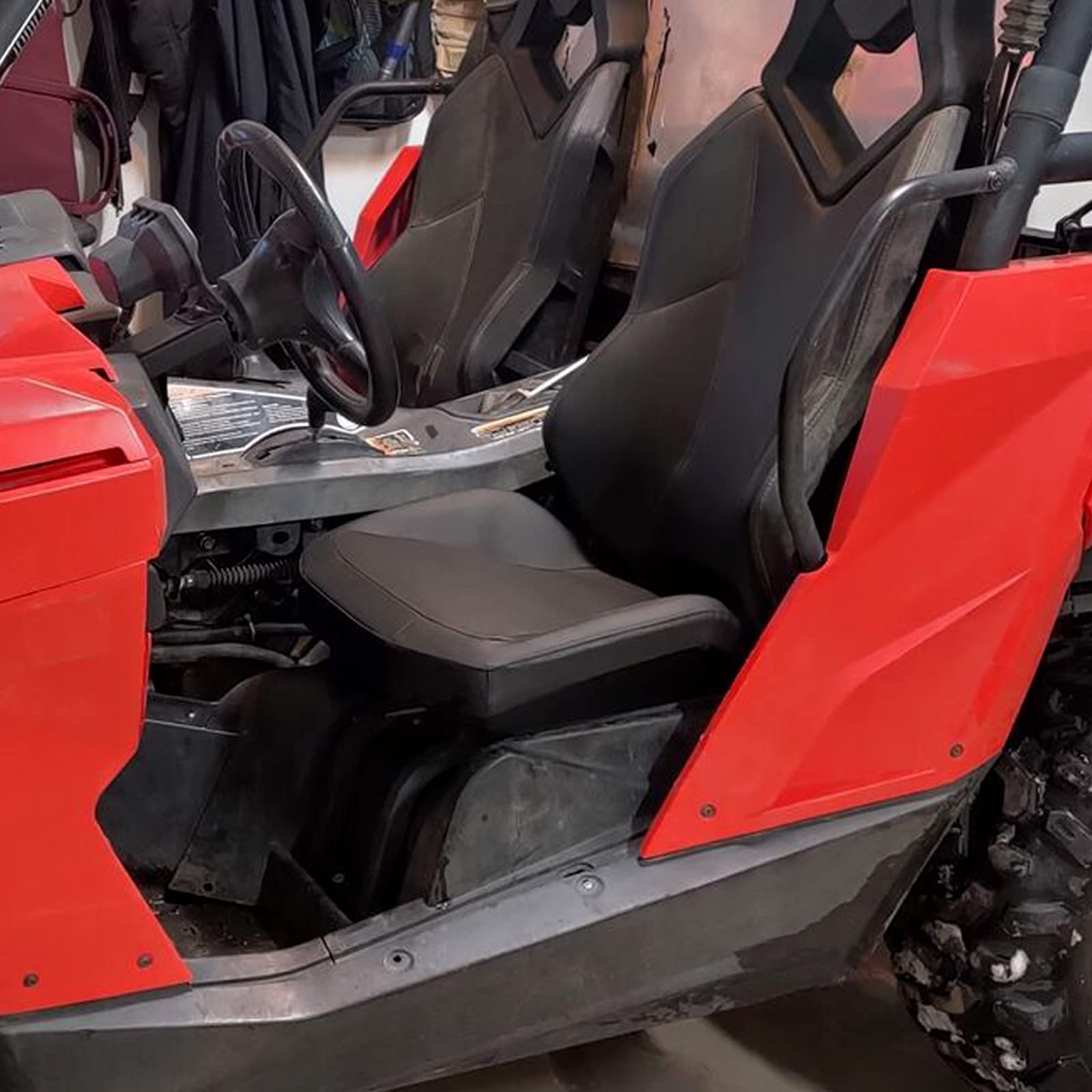 KUAFU Seat Bottom Cover Leather Compatible with 2011-2020 Can-Am Maverick 1000 R/ MAX 1000 R Commander 800 1000 R/ MAX 800 1000 R Replacement for 708001103