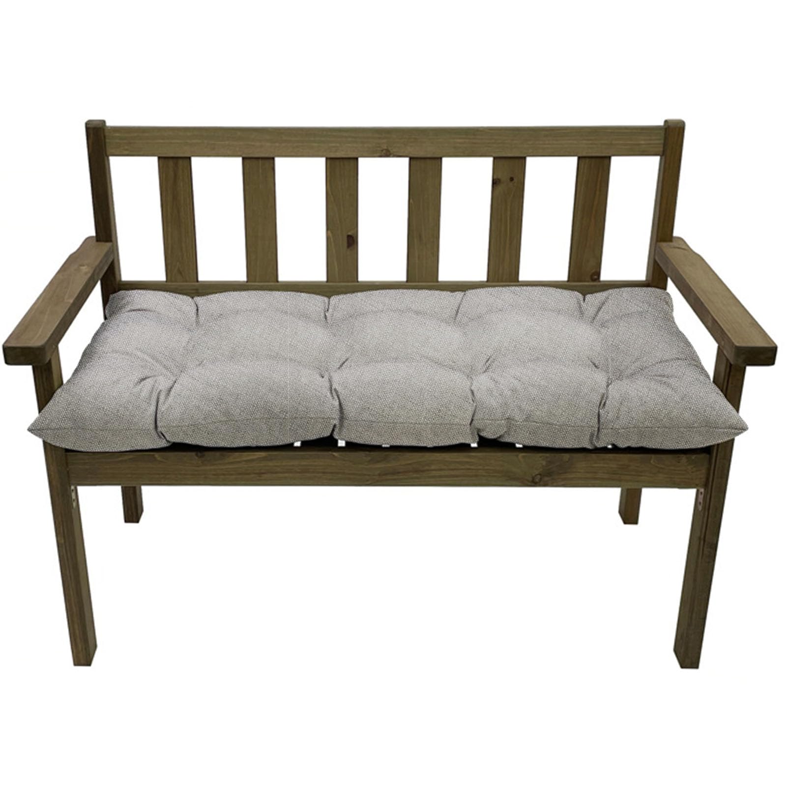 Coussin de palette de 200 cm impermeable gris clair, finition haut de gamme outdoor