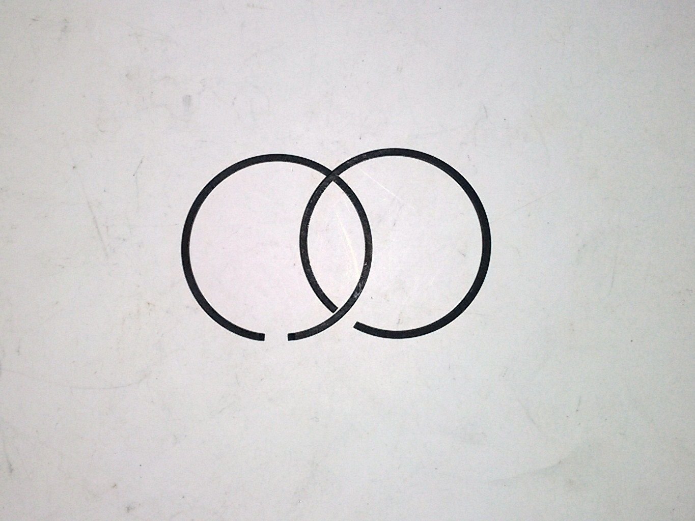 Segment De Piston 34x1,5 Mm 41370343000 Taille Haie HS45 STIHL