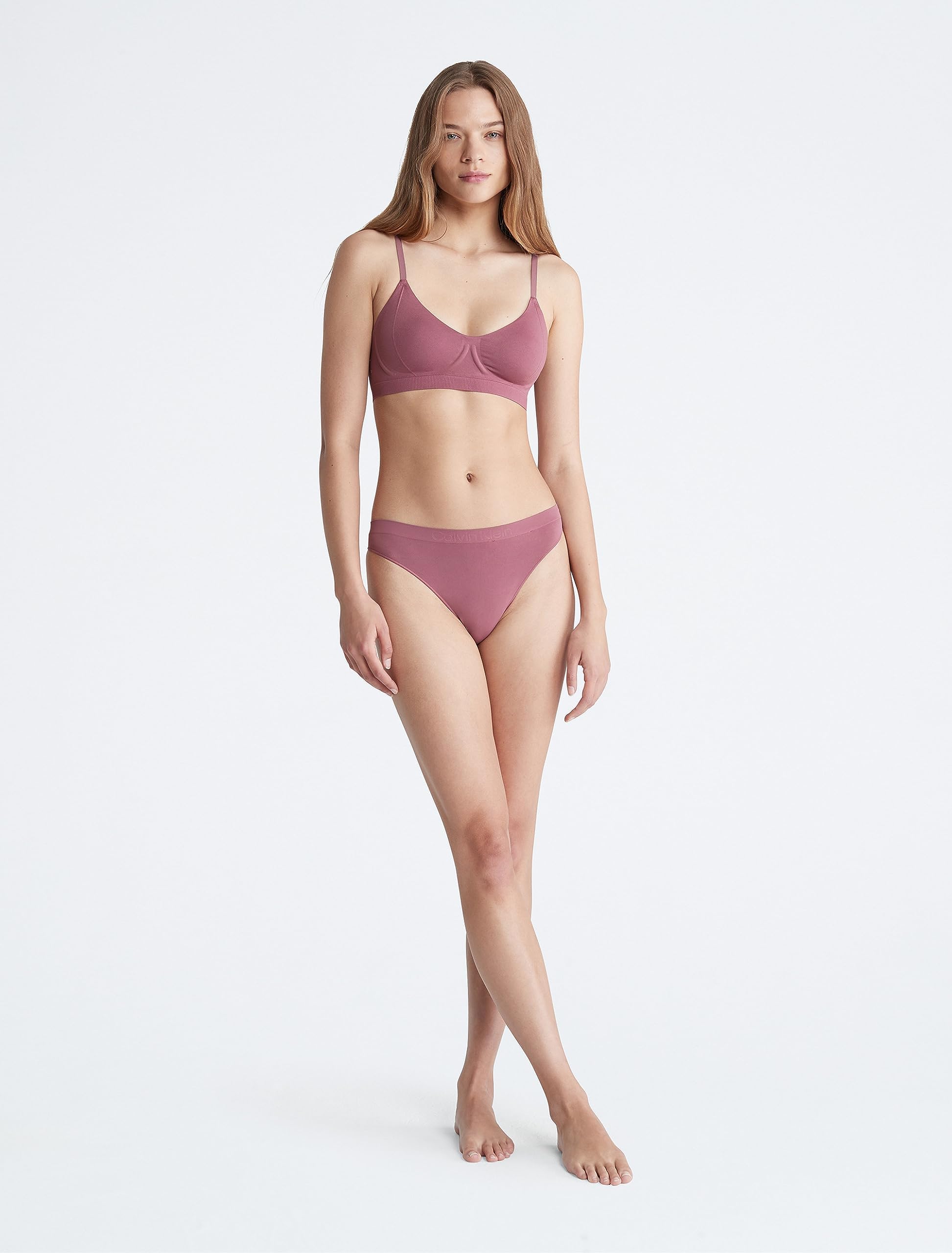 Calvin Klein Bonded Flex Mid-Rise Thong Intimo Donna