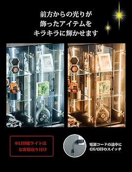 カムイミンゲイ 骨董ケース コレクションケースライト付きバーチ 材 カムイミンゲイ 骨董ケース コレクションケースライト付きバーチ
