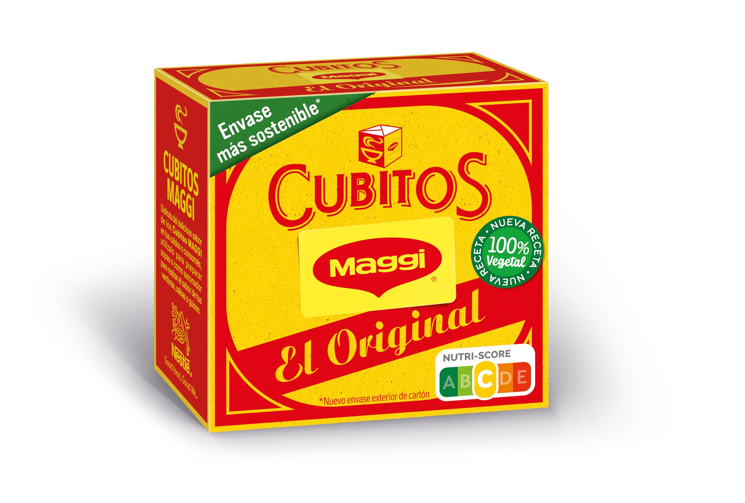 MAGGI Pastillas para Caldo en Cubitos Caldo Deshidratado Pack 10 x 32 cubos