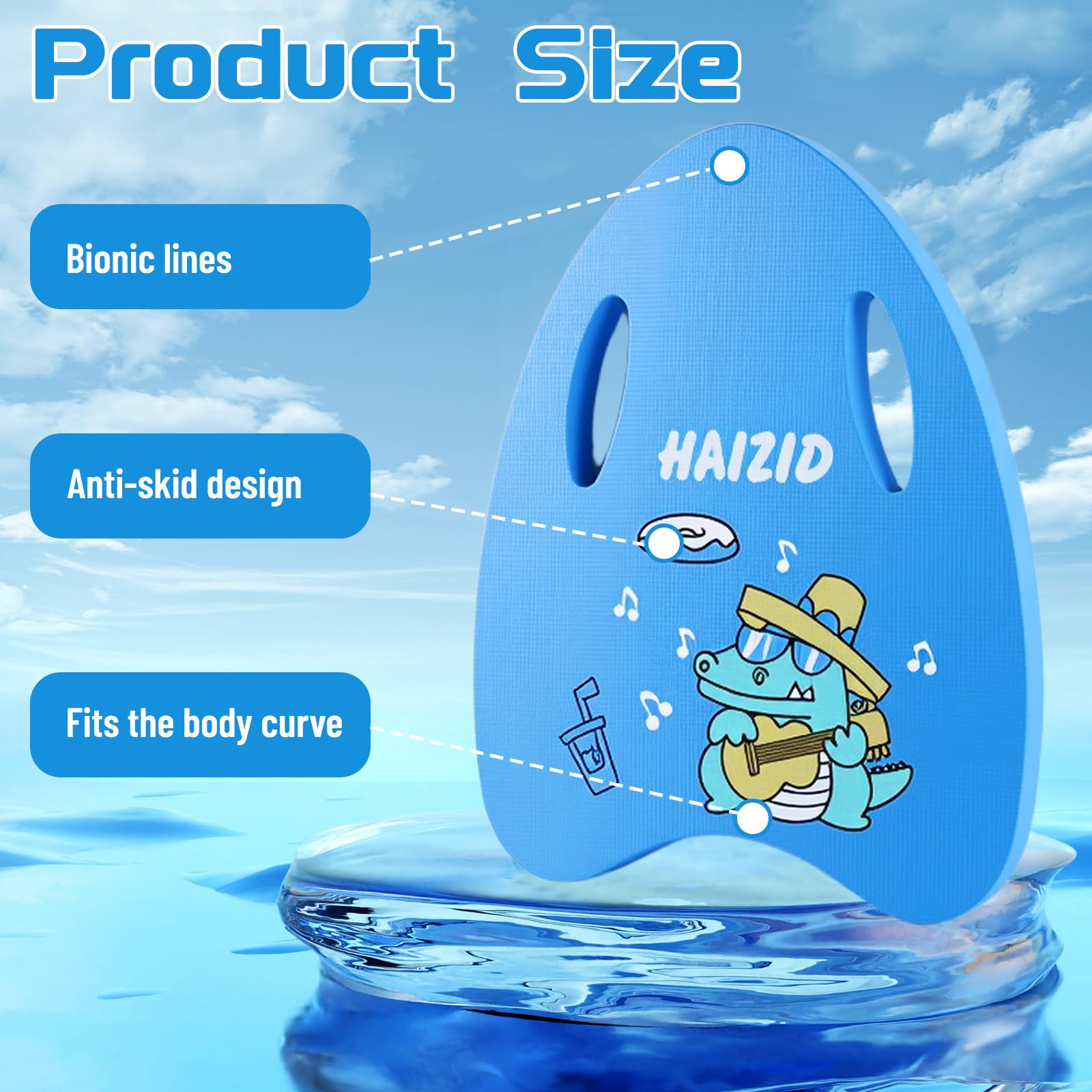 CIYIN Tabla de Natación para Niños EVA Kickboard Flotabilidad Equipo de Piscina
