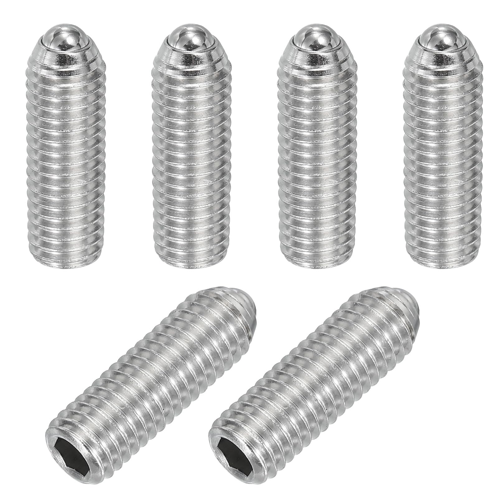 PATIKIL M10x30mm Ball Point Set Screws