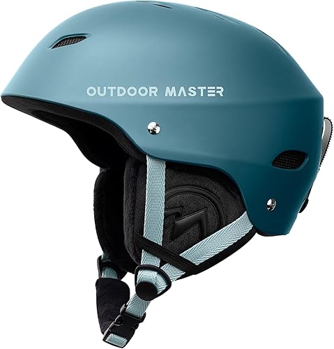 Vista 14 de OutdoorMaster Kelvin - Casco de esquí y snowboard para hombres, mujeres y jóvenes Blanco