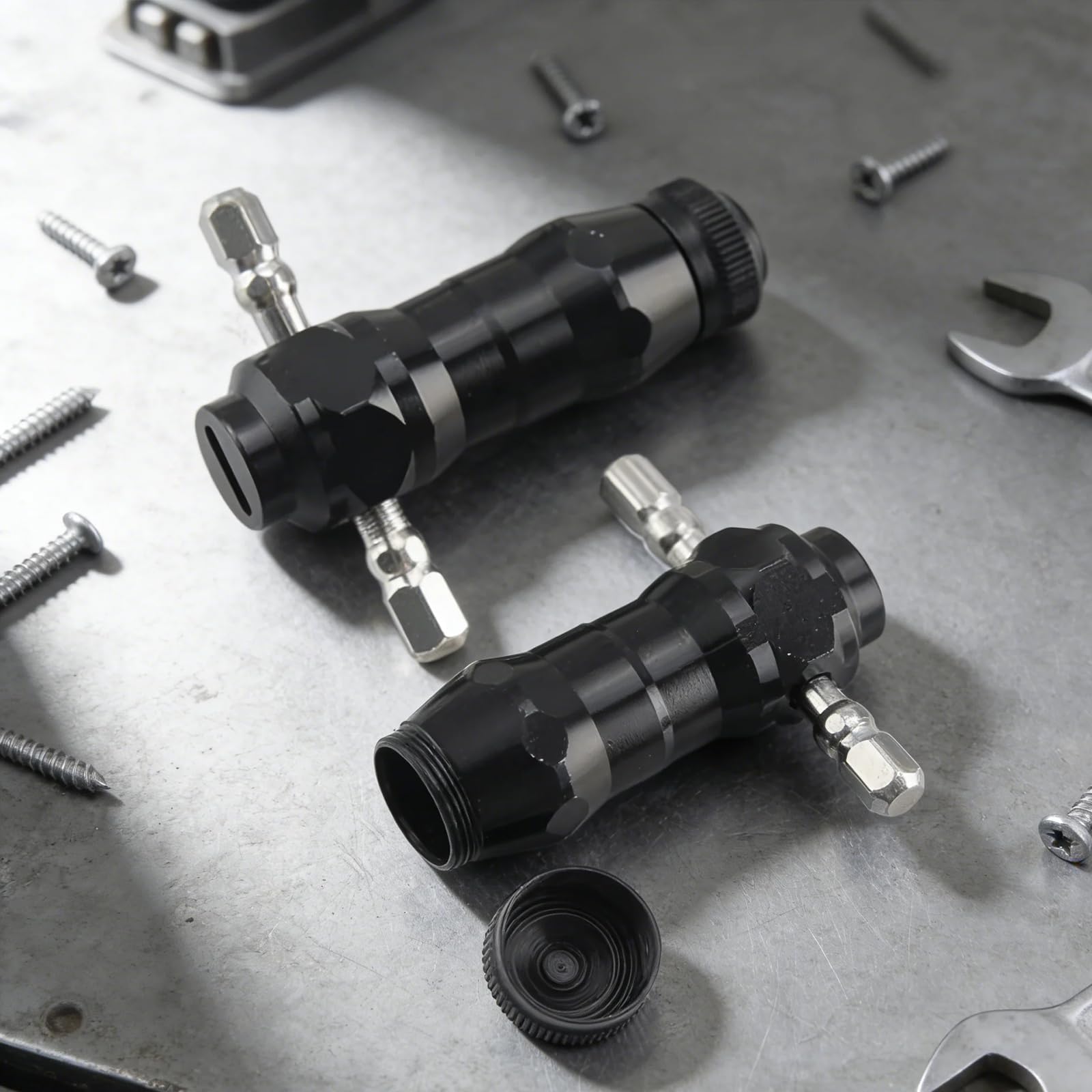 Kit de ganzúas para cerradura tubular: herramienta de desbloqueo de precisión 9 en 1 con llaves intercambiables de acero inoxidable, compatibilidad multi-bloqueo, diseño portátil para cerrajeros
