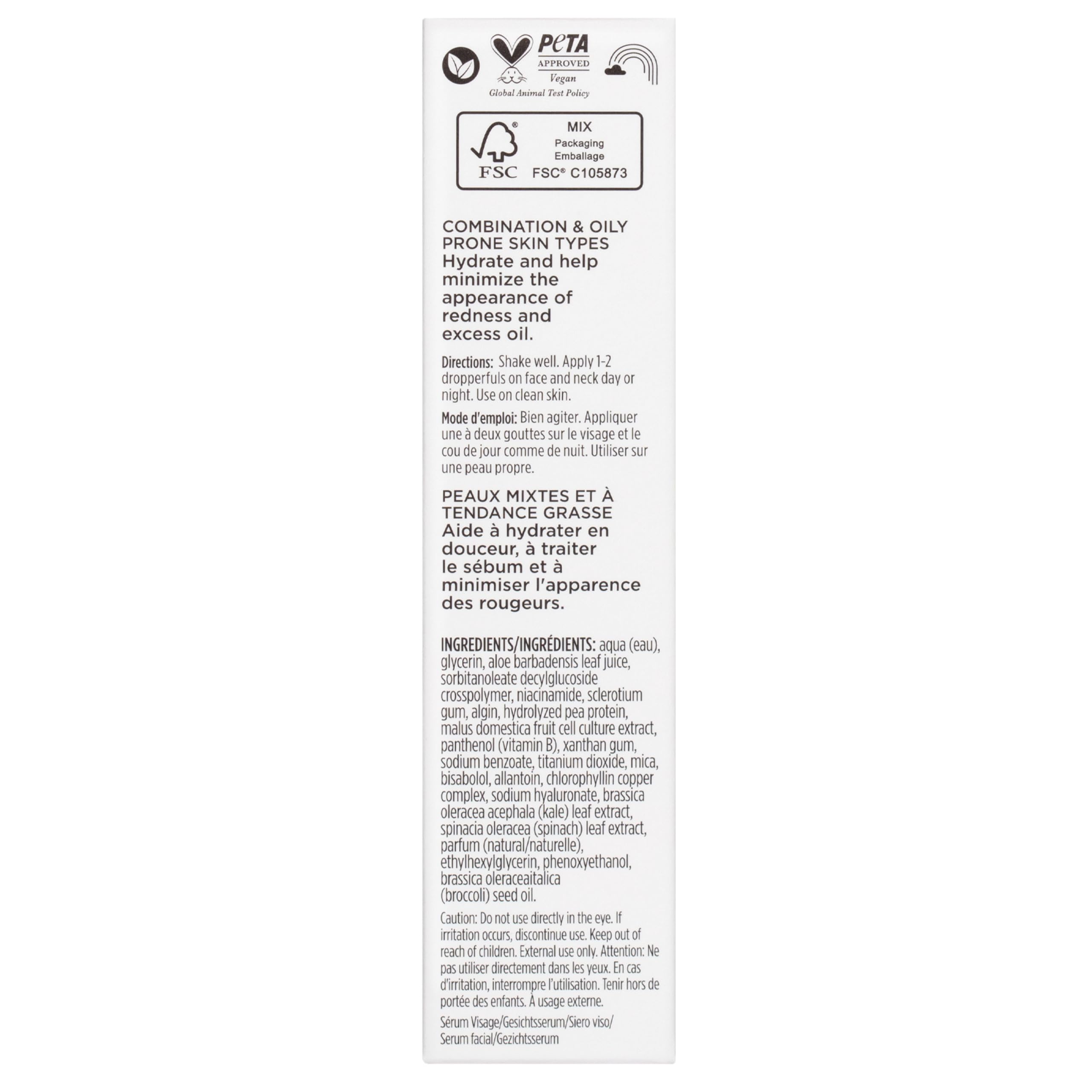 Pacifica Kale Yeah! Redness Rehab Serum – Niacinamide & Super Greens Face Serum to Calm Redness, Minimize Pores & Oil, Soothing Anti-Redness for Oily/Combination Skin Vegan Dermatologist Tested