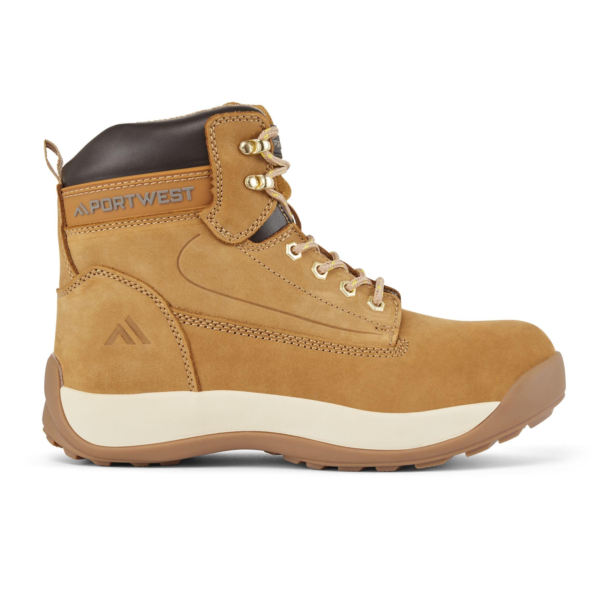 Portwest Grain Steelite Constructo Nubuck Boot S3 Hro - Honey - Uk 6.5 | Eu 40