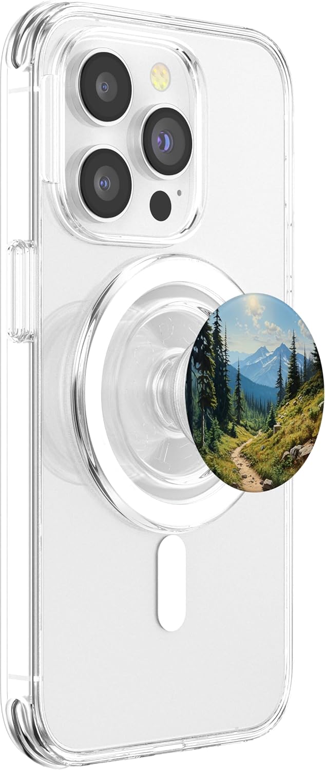 Mountains Wilderness Forest Hiking Pine Tree Nature PopSockets PopGrip for MagSafe