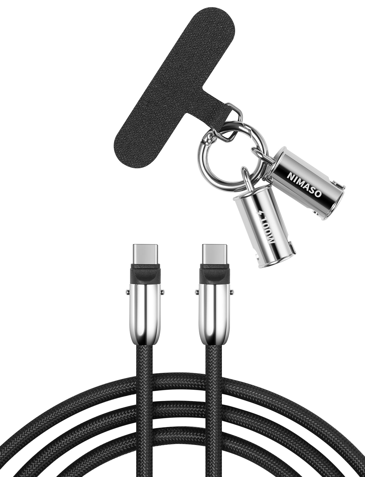 Amazon.co.jp: NIMASO USB Type C ケーブル 2 in 1 携帯ストラップ