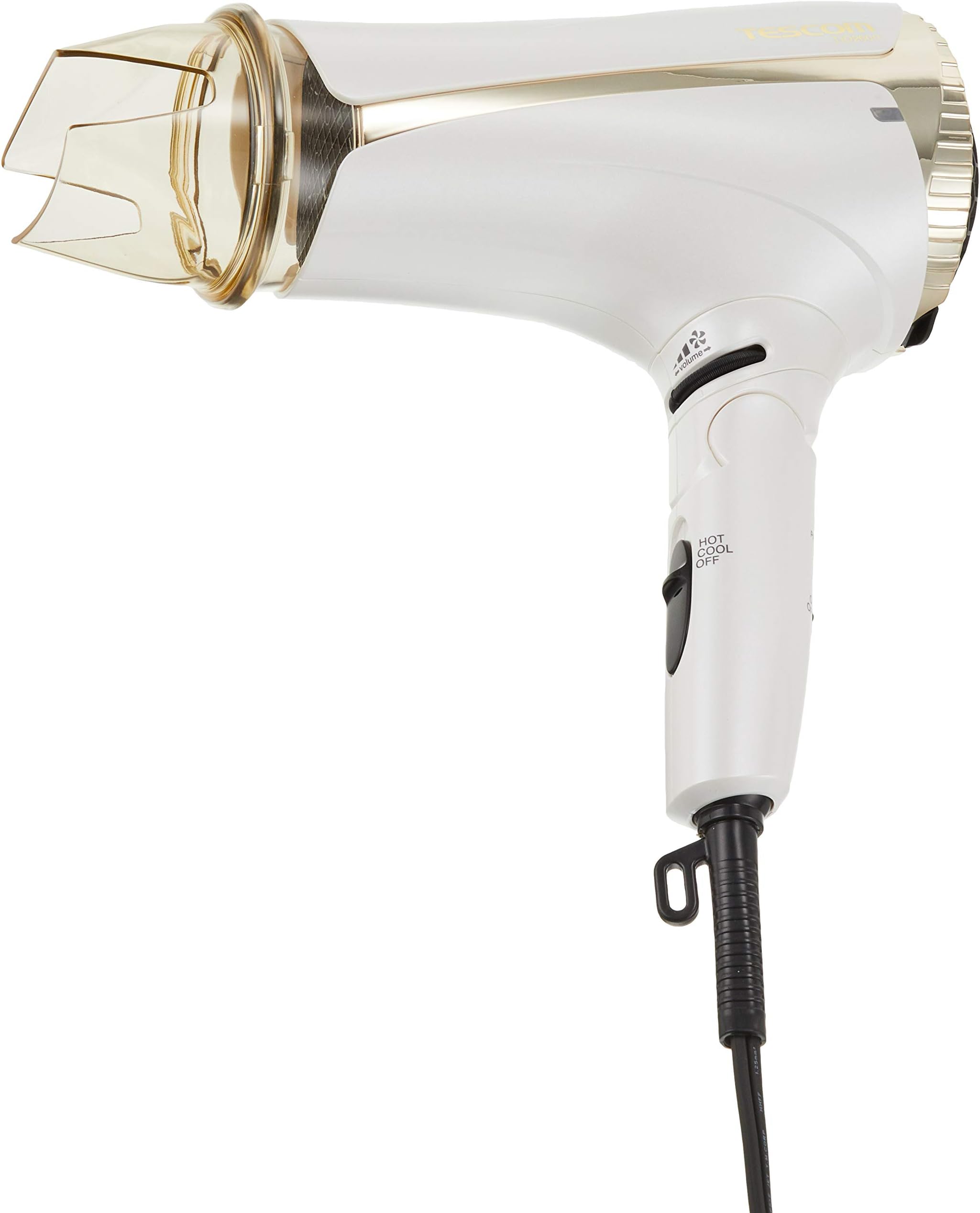 TESCOM Protected Ion Hair Dryer TID2600-W (White)【Japan Domestic Genuine Products】【Ships from Japan】
