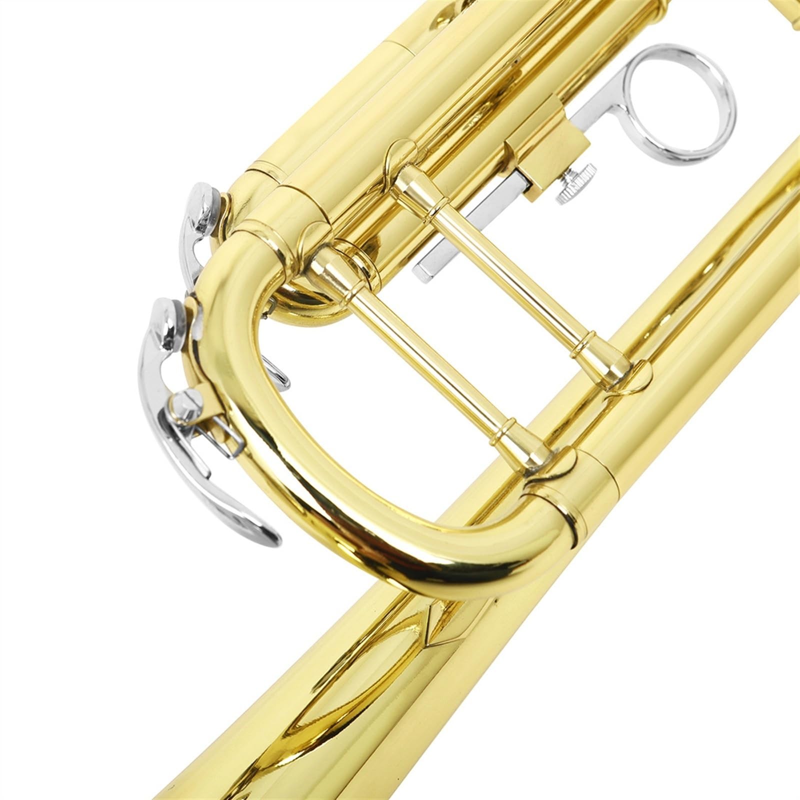 Standard Trąbka Trąbka B-dur Mosiądz Początkujący Dorosły Instrument Dęty Trąbka Profesjonalna Przenośna Pełnotonowa(PhosphorBronze)