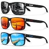Polarized Square Sunglasses For Men and Women Matte Finish Sun Glasses UV Protection Glasses