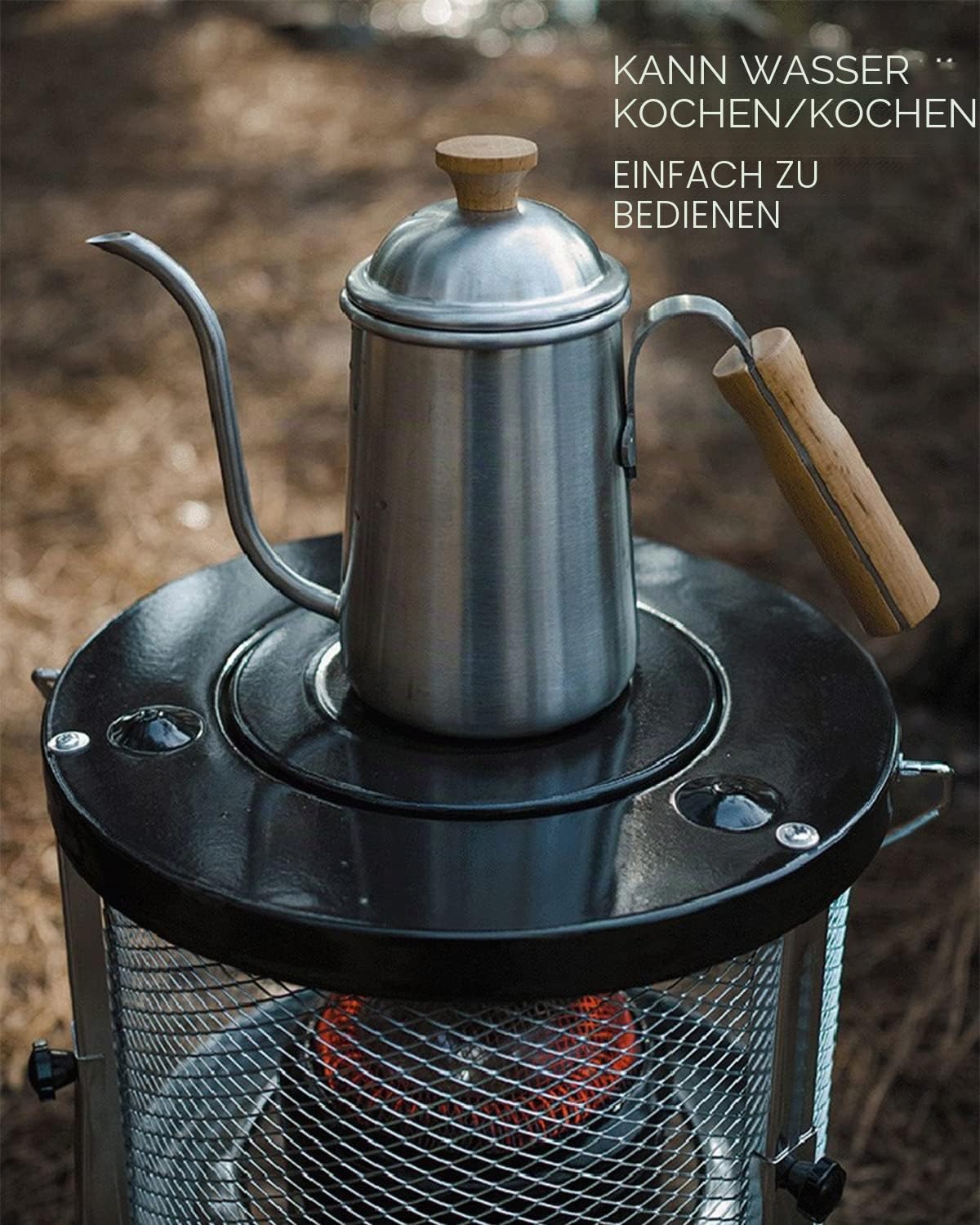 4.5L Petroleumofen Für Innenräume, Tragbare Heizung Energiesparende, Petroleumheizung Camping, Mobile Heizung Ohne Strom, Für Camping Zeltheizung Kochen Eisfischen Wandern