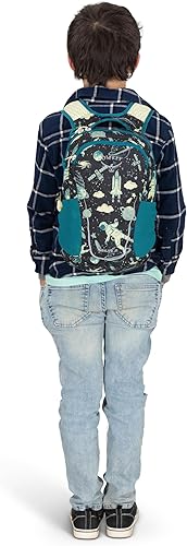 Miniatura 10 de Osprey Daylite Jr. - Mochila para niños y viajes, estampado espacial y azul antiguo