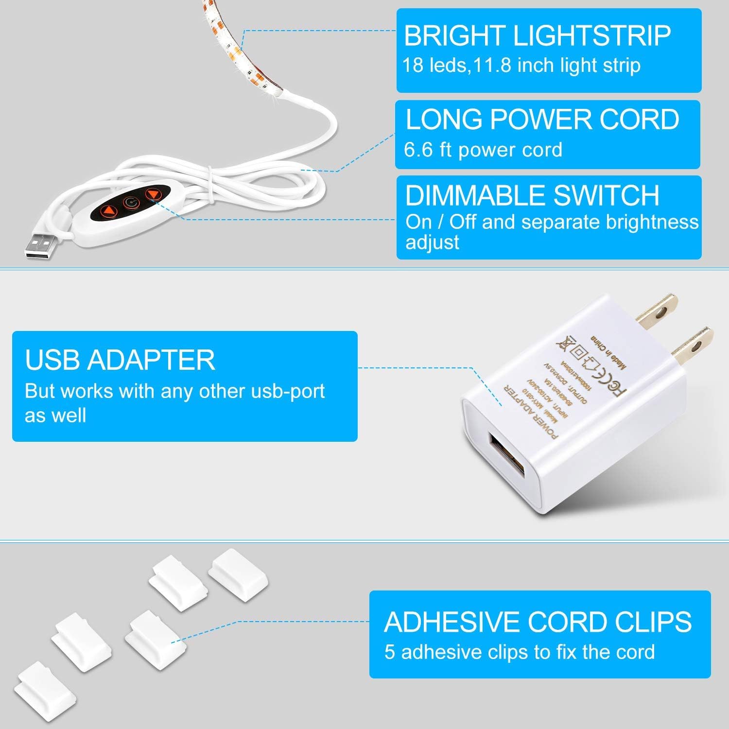 Lmaytech Sewing Machine Light Strip - Sewing and Quilting Machine Supplies LED Lighting Kit Fits All Sewing Machines