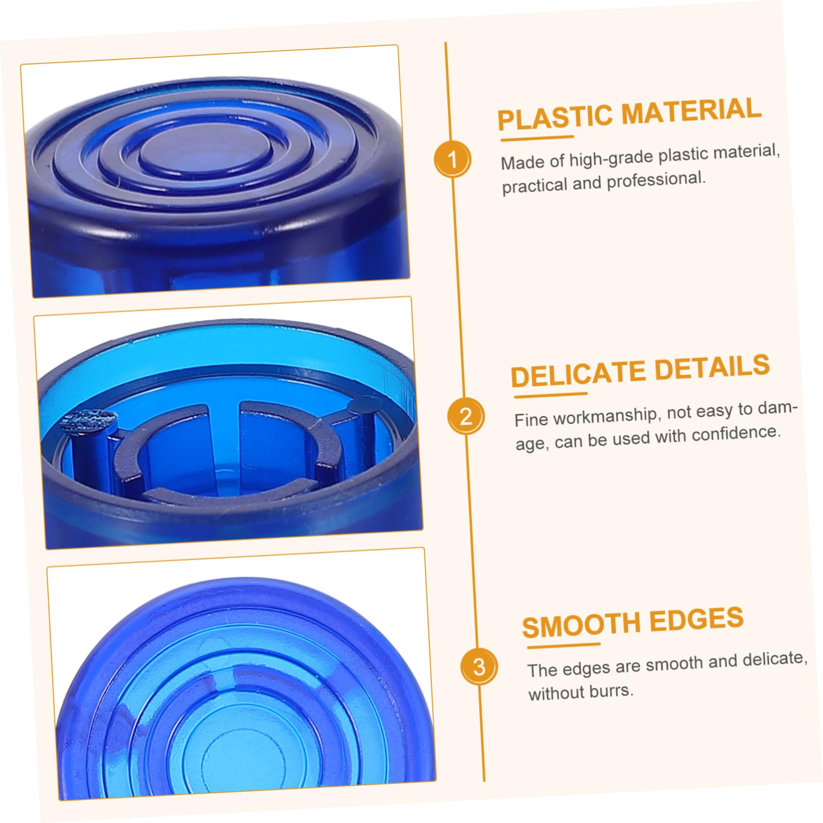 ULDIGI 6pcs Guitar Pedal Caps Bronze Effect Knobs Plastic Knobs for Guitar Effects