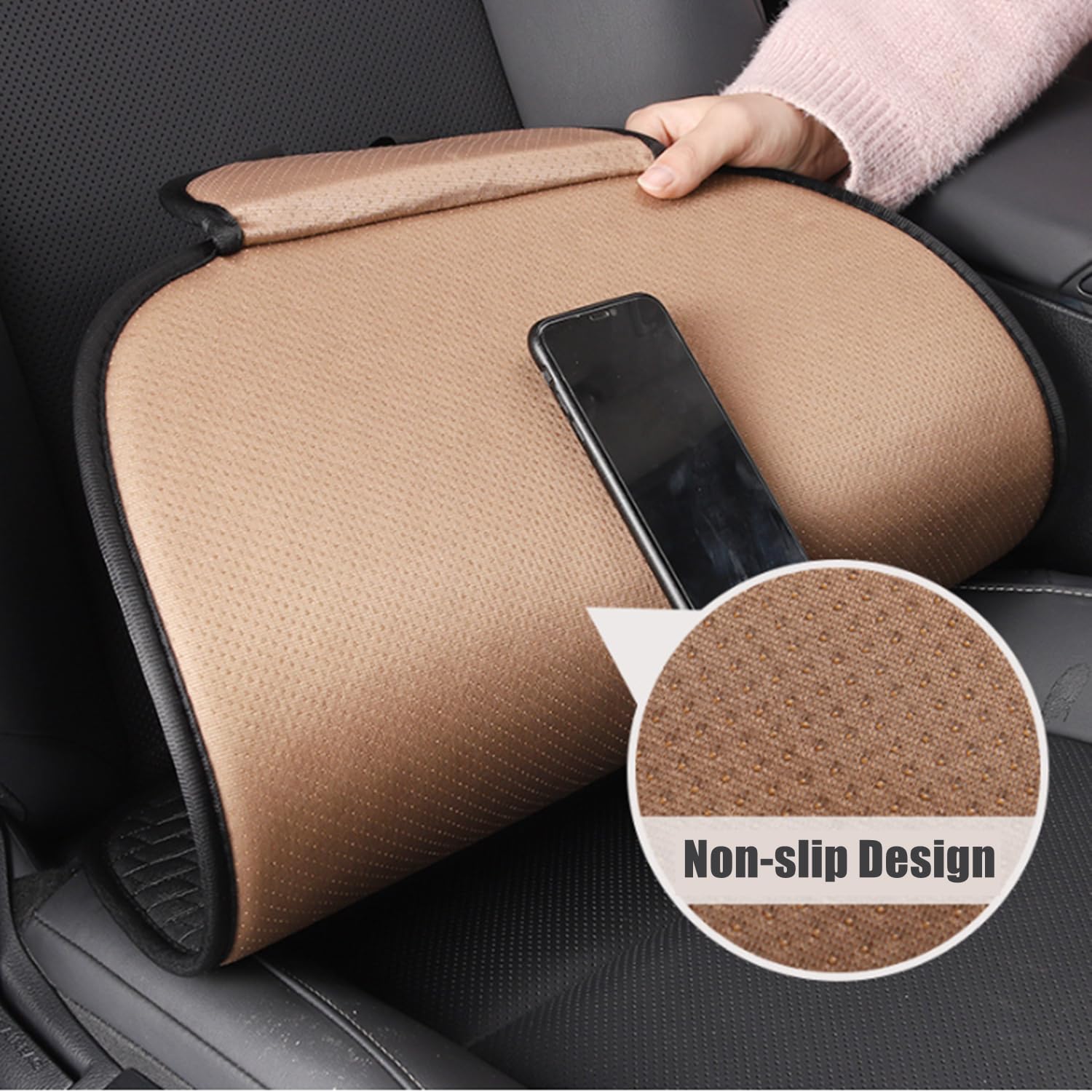 Coprisedili Posteriori Auto Coprisedili Auto Universali Protezione Sedili Universale Morbido Traspirante Cuscini Sedile Posteriore Dell'auto Cuscino Auto Antiscivolo Coprisedili Auto, Nero, 133x50 cm