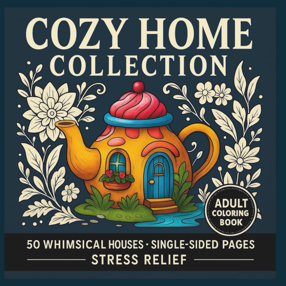 Cozy Home Collection: Adults coloring book