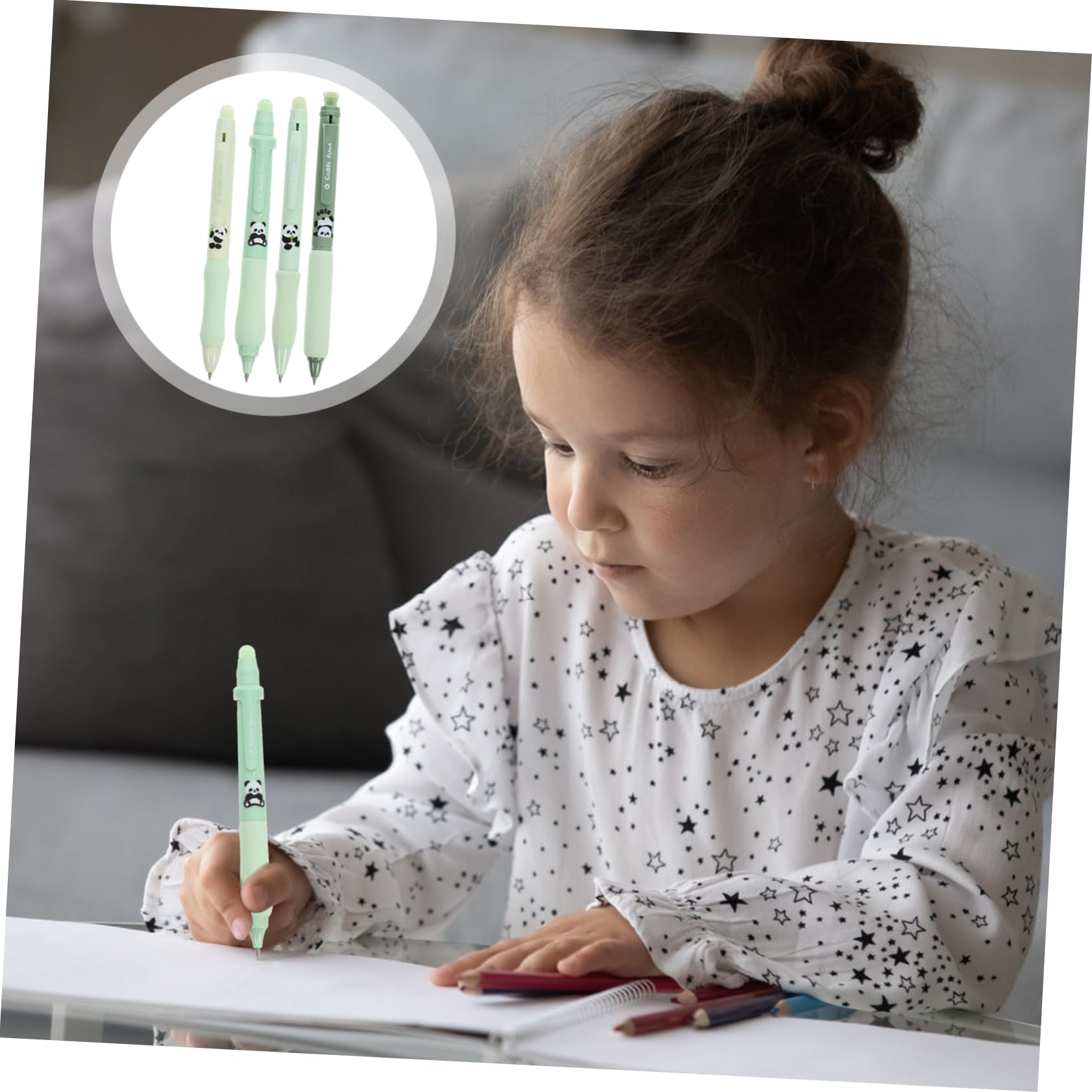 Uonlytech 3 Set Penne Gel Pressionper Scrittura Pennper Studenti Design Ergonomico Per Ufficio E Scuola 4 Pezzi*3