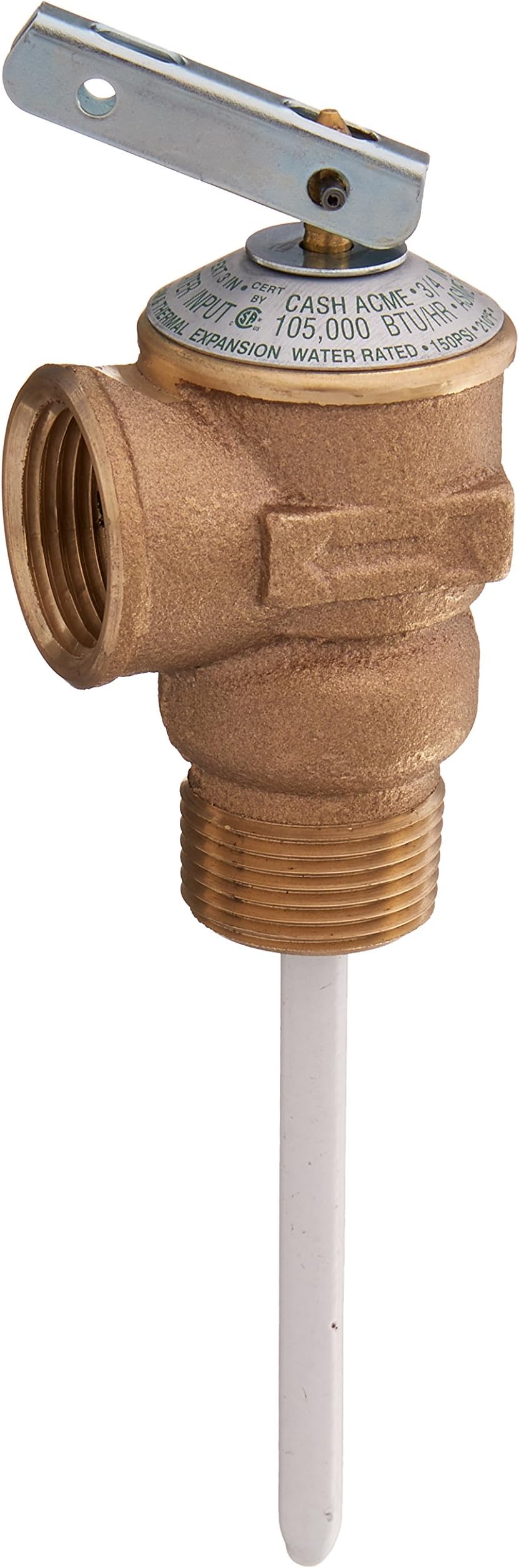 Cash Acme 15836A-0150 Shark Bite Temperature and Pressure Relief Valves, 3/4-Inch 150 PSI