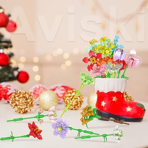 Miniatura 13 de Calendario de Adviento de Navidad 2025, bloques de construcción 6 en 1, calendario de cuenta regresiva de 24 días, juguetes para niños, juguetes