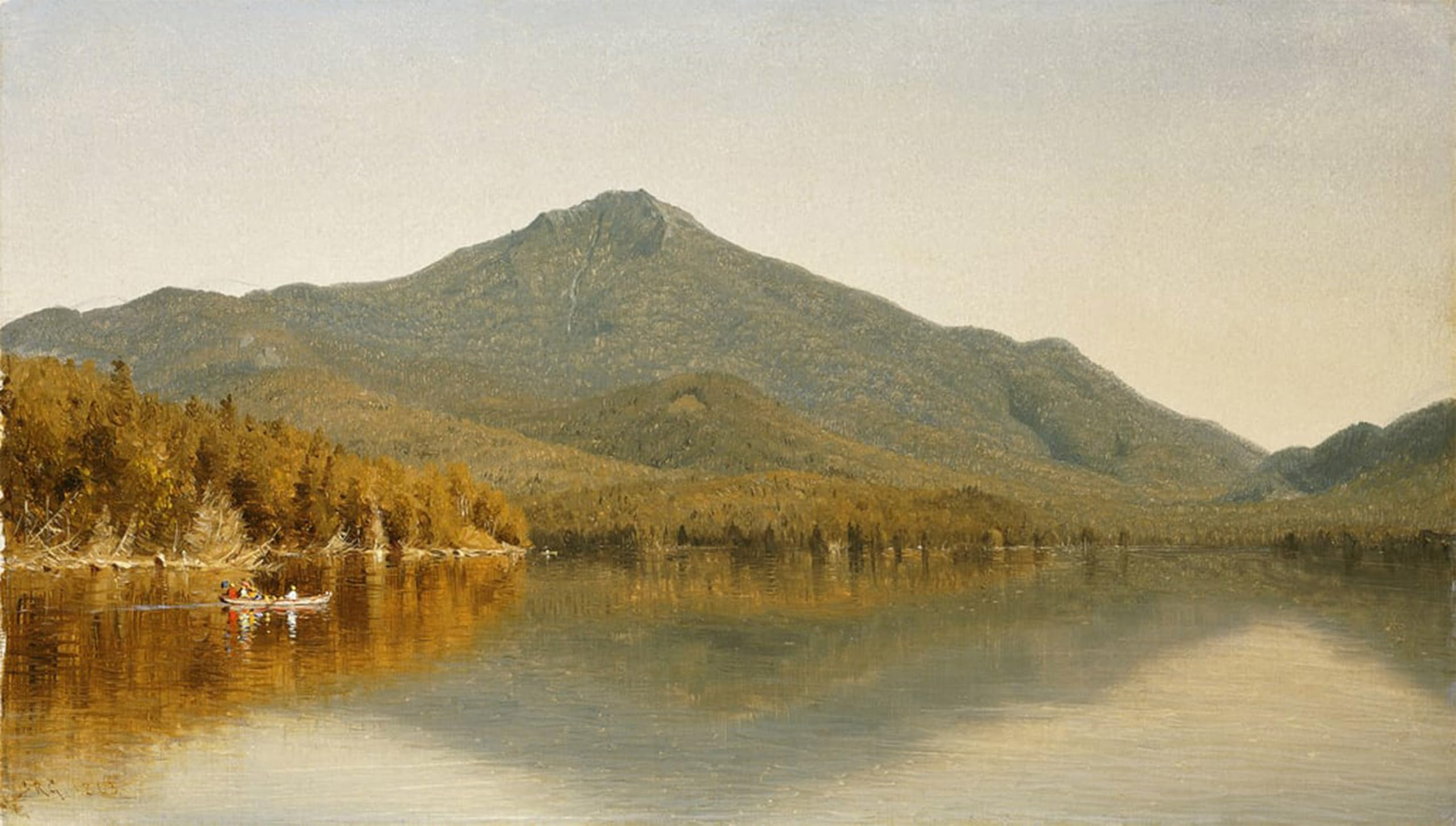ARTXLXXBN Famous Prints Artwork Pictures Poster Painting Art Mount Whiteface From Lake Placid in the Adirondacks by famous artist Artwork Landscape Pictures for Home Decor 60x90cm