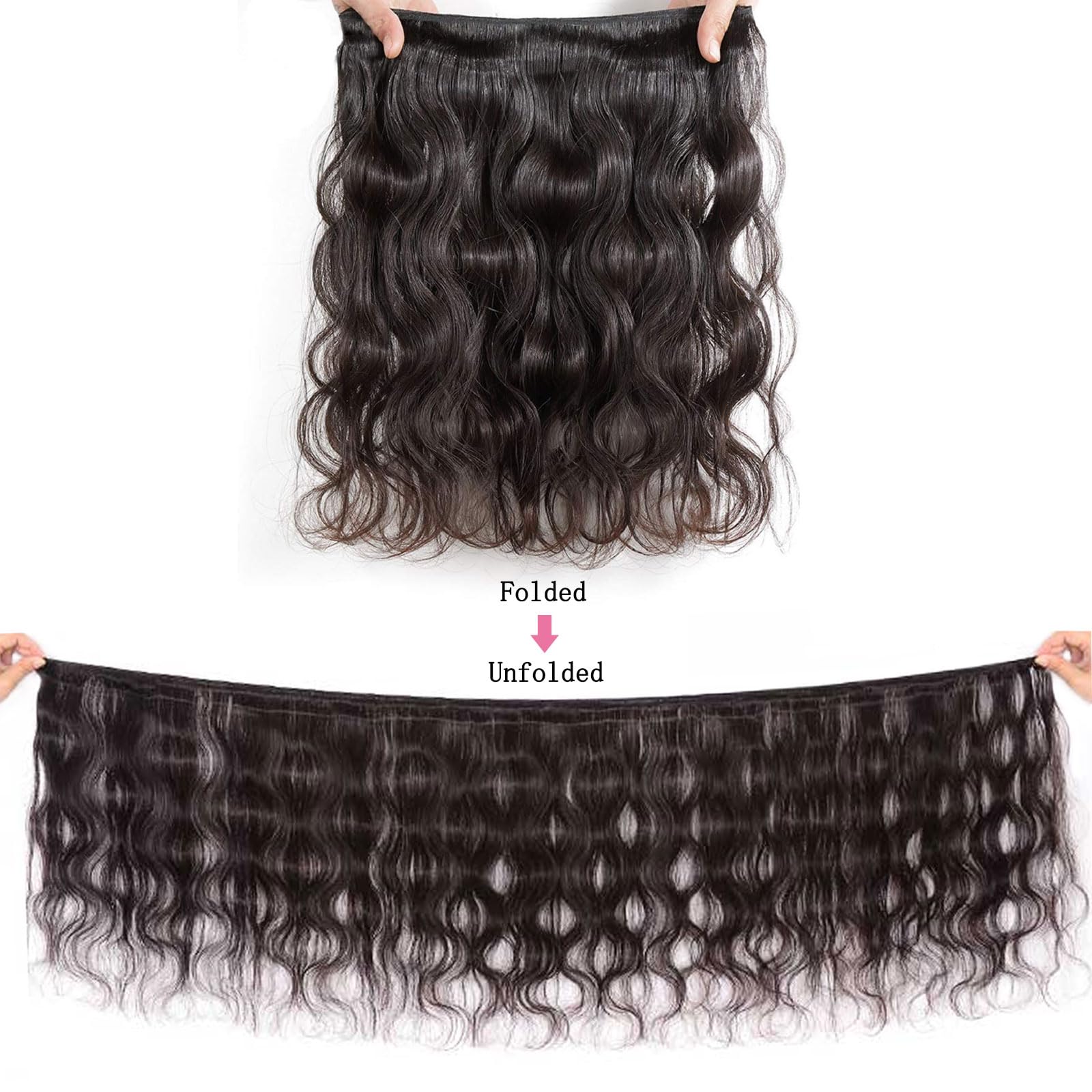Amazon.com : Body Wave Human Hair 18-24 Inch Brazilian 