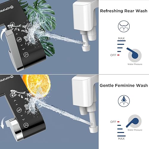 Miniatura 10 de Accesorio para bidé, bidé no eléctrico, boquilla doble ultrafina (lavado femeninotrasero), bidé rociador de agua fría fresca para inodoros