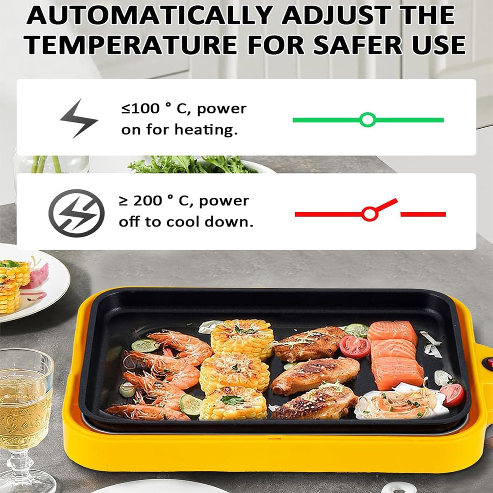 24 Löcher Takoyaki Pfannkuchenhersteller mit 3 Austauschbaren Pfannen, Elektrobratengrill-pan Automatische Temperaturregelung, Nicht-stick, für Grill, Wurst, Eier, Sandwich