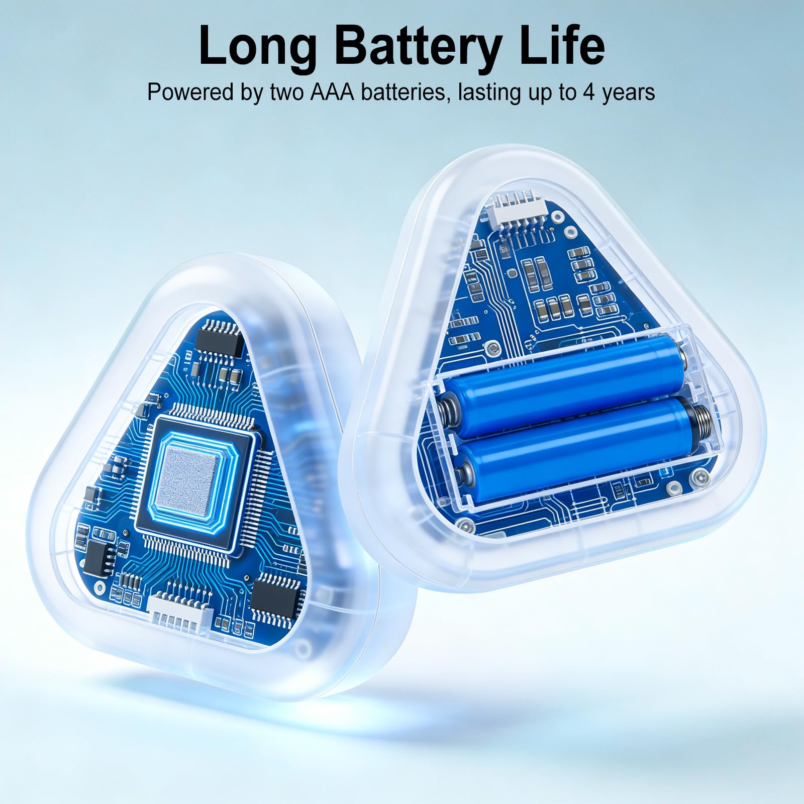 Wi-Fi sensore allagamento con Batterie, Rilevatore perdite acqua tubi IP66 con Allarme Regolabile fino a 120 dB, Sensore di Livello per Cucine, Bagni e Cantine, 3 Pezzi