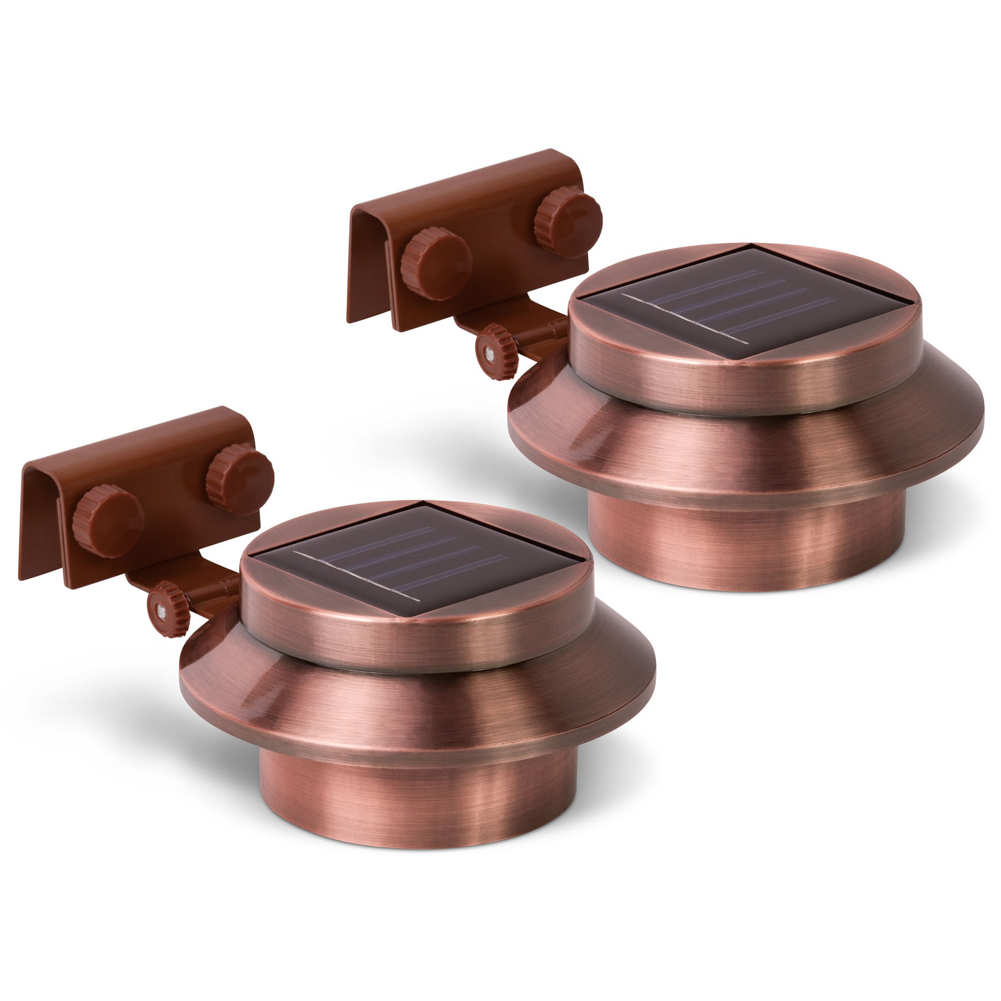 Rethink 155015 Multi-Purpose Gutter/Fence Solar Light, 2-Pack