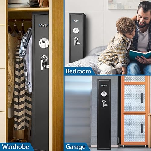 Miniatura 6 de Barska AX11652 caja de seguridad para rifles con acceso biométrico rápido