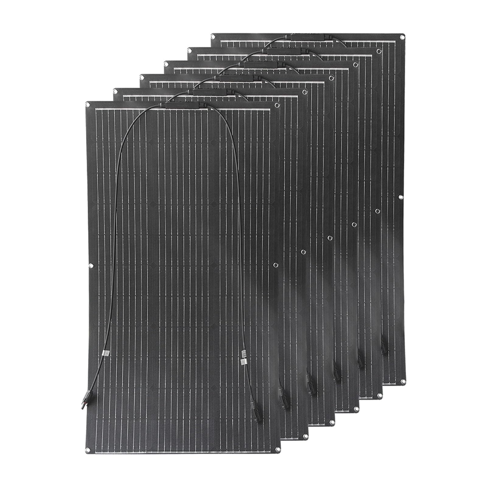 Wvyhlamrc 600W Solar Panel Solar Panel 18V 100W 200W 300W 400W Flexible Durable Waterproof Monocrystalline Solar Cell(600W Solar Panel)