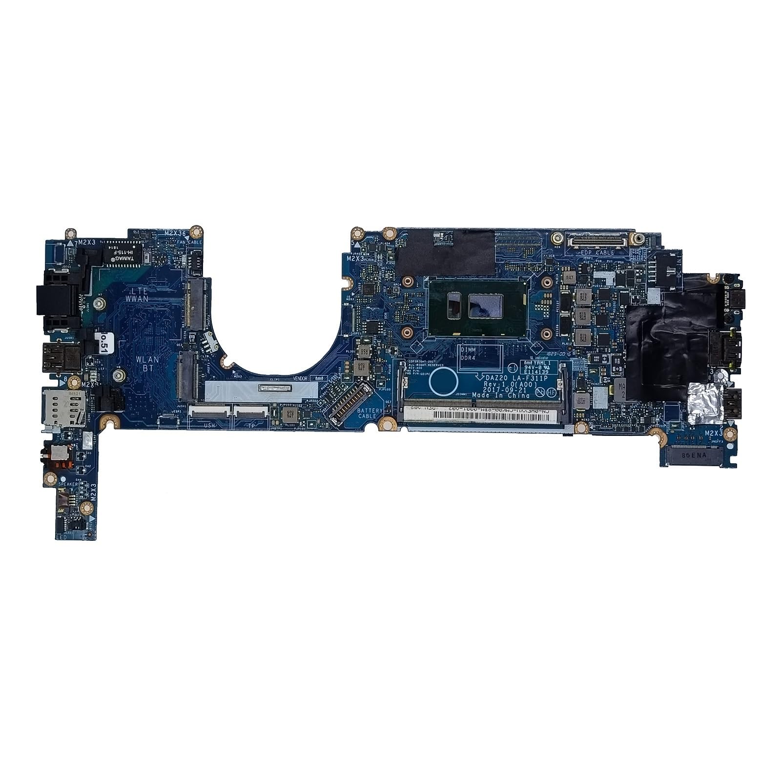 F312P do 7290 7390 płyta główna laptopa i3/i5/i7 7/8th procesor notebook płyta główna (0XY80D i5-8350U)